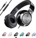 CL750 Wired Headphones with Mic — Noise Isolating On-Ear Headphones for Computer and Laptop Wired, Plug in Corded