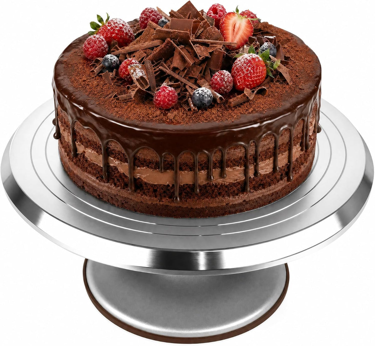 Aluminium 360° Rotating Detachable Cake Turntable