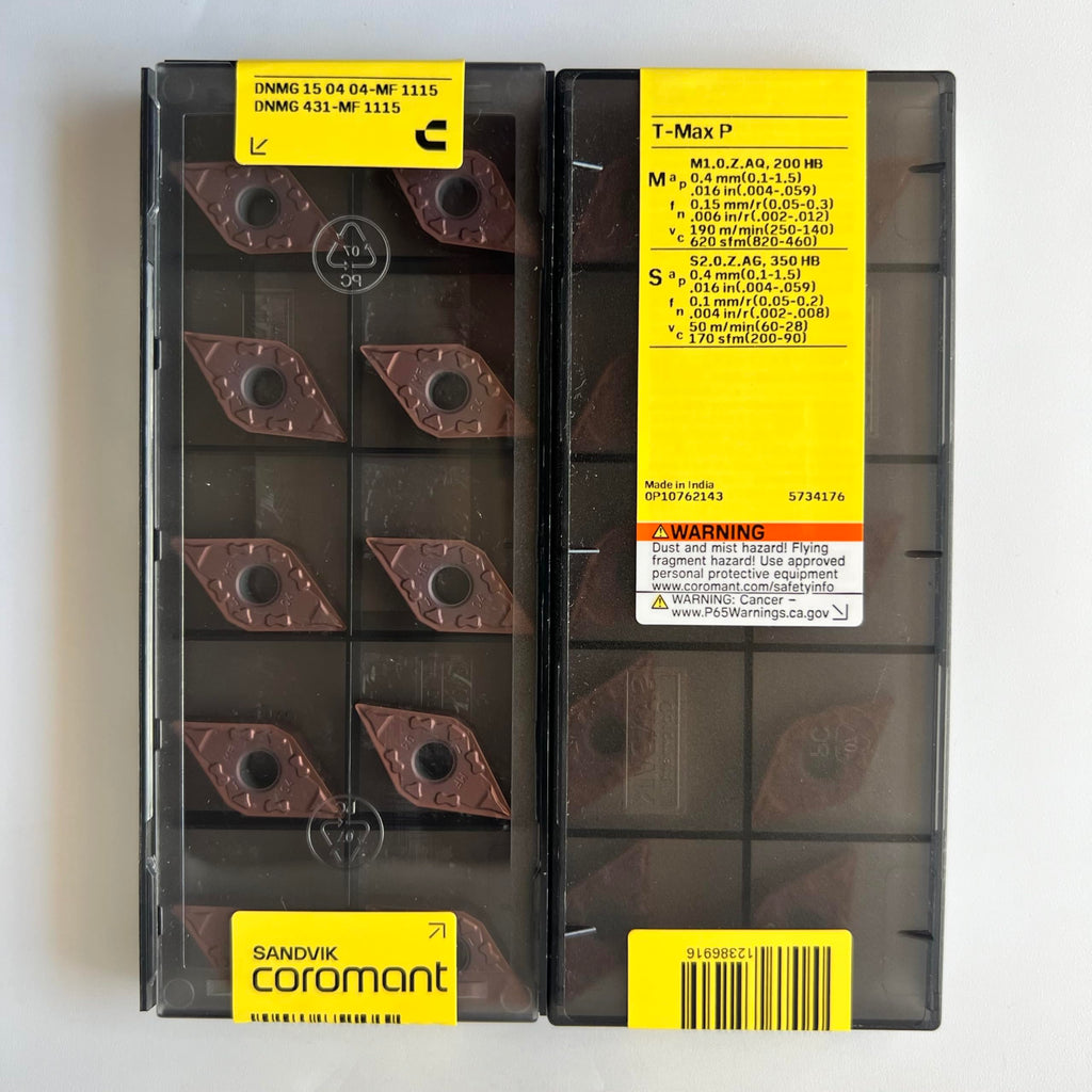 DNMG150404-MF 1115/T-Max P, Turning Insert ，a Box of