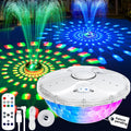 Floating Pool Fountain with Remote,8000mAh Pool Water Fountain Pump-White | Remote&Button Dual Control,4.3FT Max