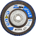 Norton BlueFire, Flap Disc 10-PK, 4-1/2x7/8 36 Grit, T29 Wheel Diameter 4.5 in, Arbor Size 7/8 Wheels (Qty.) 10 Model# 66254461165