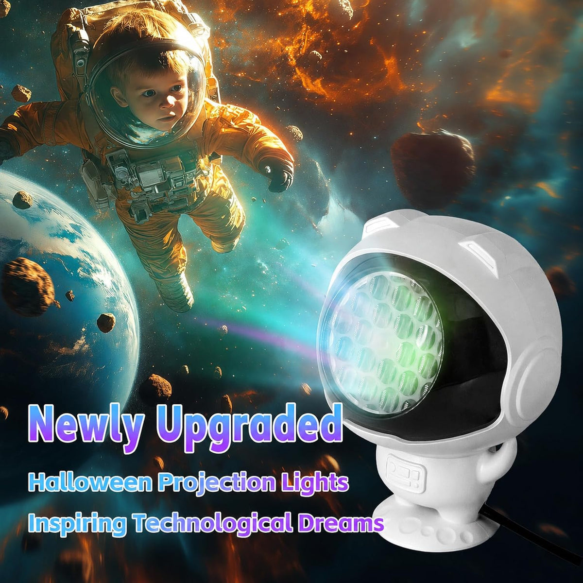 Halloween Projector Lights Outdoor/Indoor, Led Lights Projector for Halloween Decorations, Holiday Projector for