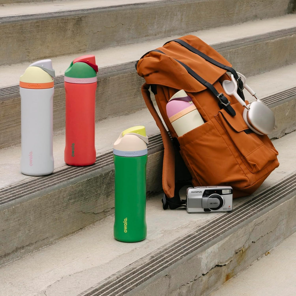 FreeSip Stainless Steel Water Bottle 24 oz Summer Sweetness