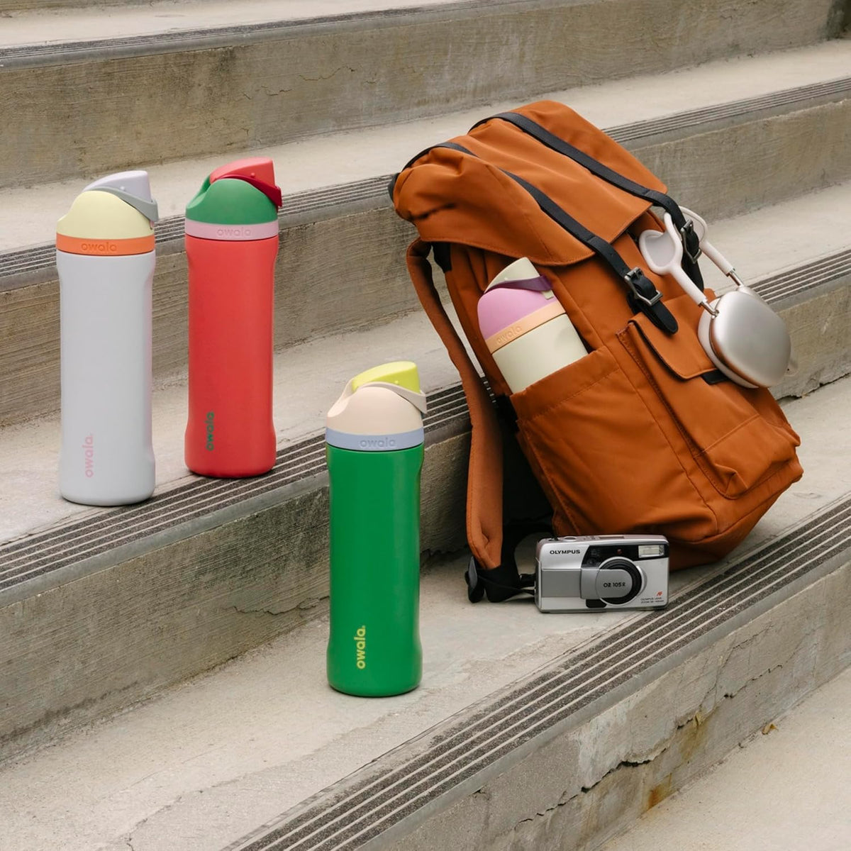 FreeSip Stainless Steel Water Bottle 24 oz Summer Sweetness