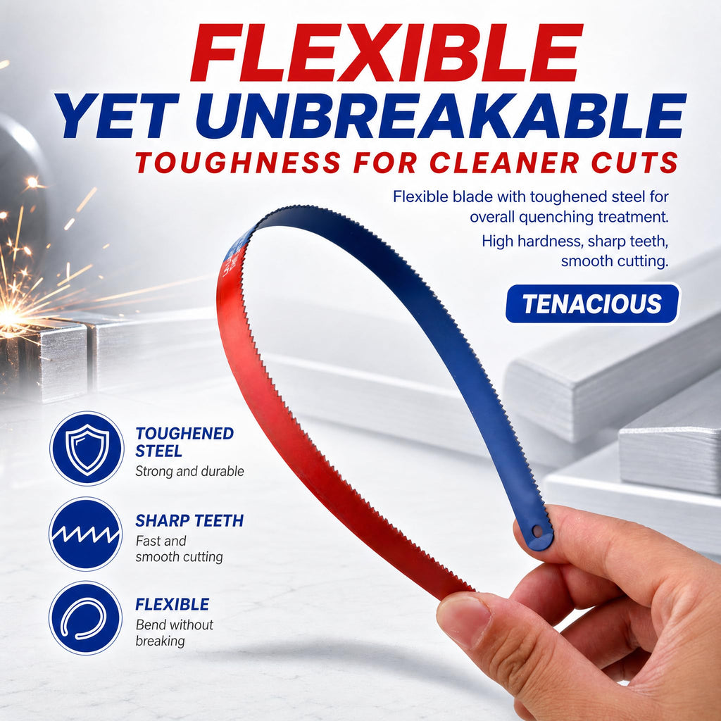 12" Hacksaw Replacement Blades, 14 TPI, Pack of 10