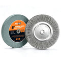6" Bench Grinder Wheel 60 Grit & Wire Wheel Brush with 1/2" Arbor
