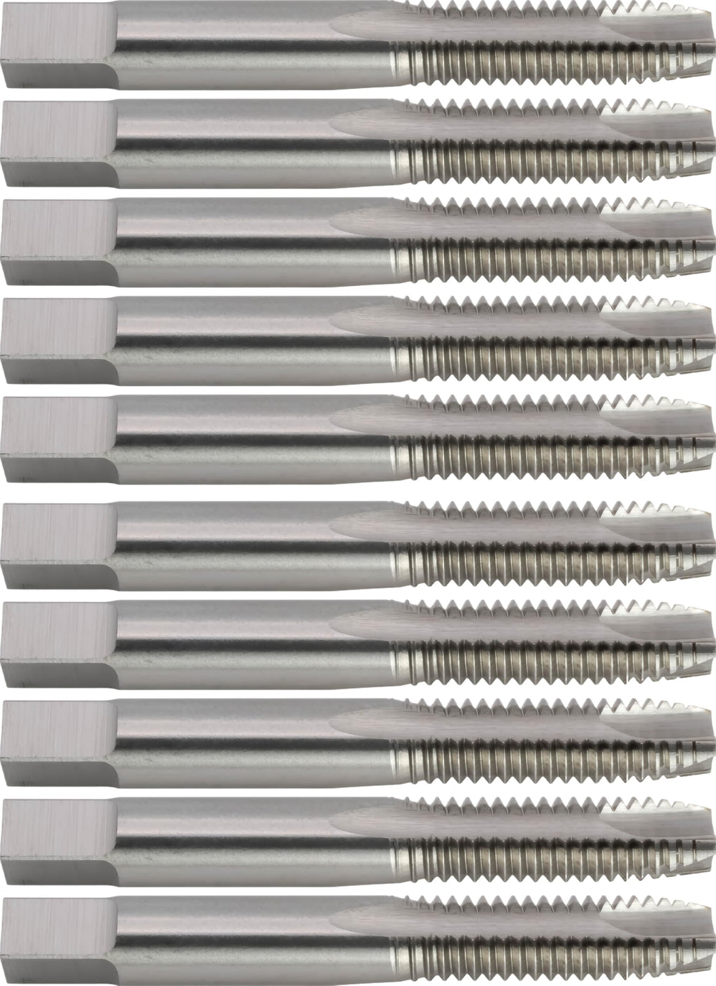 CME HSS Spiral Point Plug Taps, 3/8"-16 UNC, H3, 3 Fl, 10 pcs