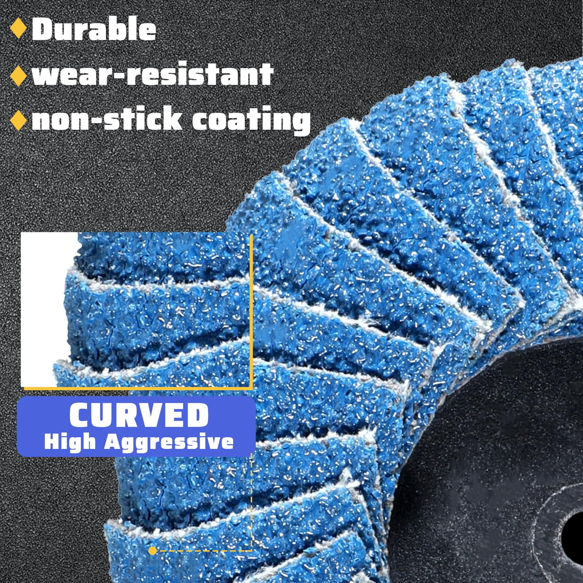 23 PCS Die Grinder Sanding Disc 2 Inch Roll Lock Rapid Replacement Sanding Discs Flat Flap Discs with 1/4" Holder, 40 60 80 120Grit for Wood Metal Sand ing, Rust Removal, Grinding and Finishing