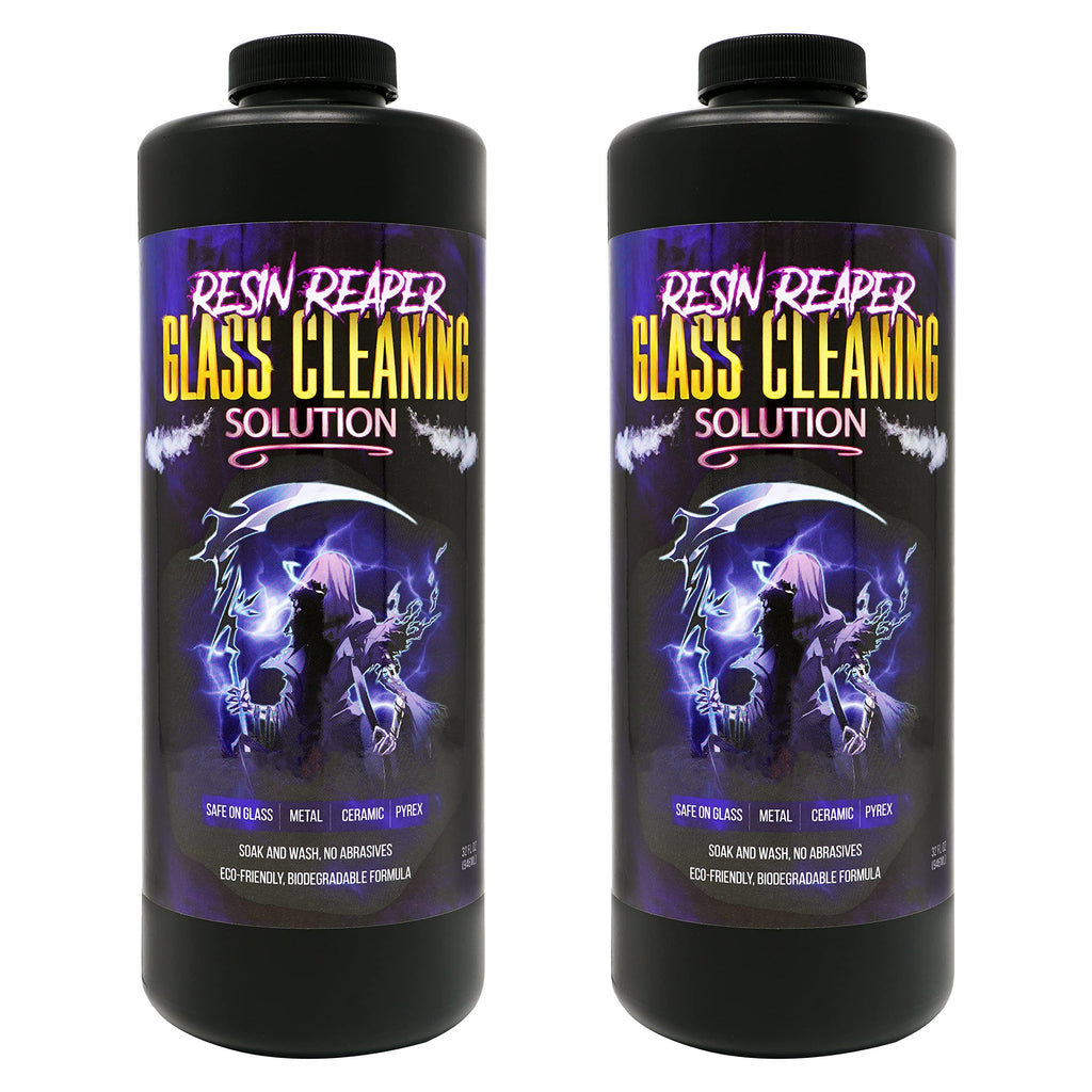 Resin Reaper Glass Cleaner 2-Pack 64 oz, Pipe Cleaner