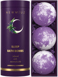 Deep Sleep Bubble Bath Bombs Infused with Lavender Chamomile Essential Oils Moisturizing Bath for Dry Skin and