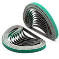 1/2 x 18 Inch Zirconia Sanding Belts 40 Grit for Band File Sander, 20-Pack