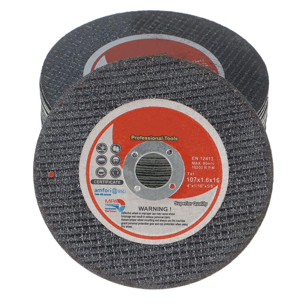 findmall 25 Pcs Cut Off Wheels 4" x 1/16" x 5/8" Arbor Cutting Wheels
