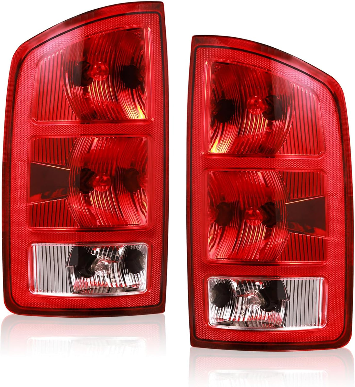 Tail Lights Compatible With 2002-2006 Dodge Ram 1500 2500 3500 Rear Lights