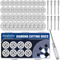 shengbenhao 20 22 25 30mm 40Pcs Diamond Cutting Wheel 545 for Dremel