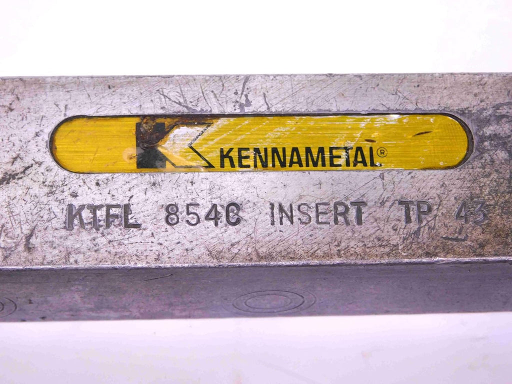 KENNAMETAL KTFL-854C Lathe Turning Tool Holder 1 X 1 1/4 Shank TP-43 Inserts - JJ2481CR5