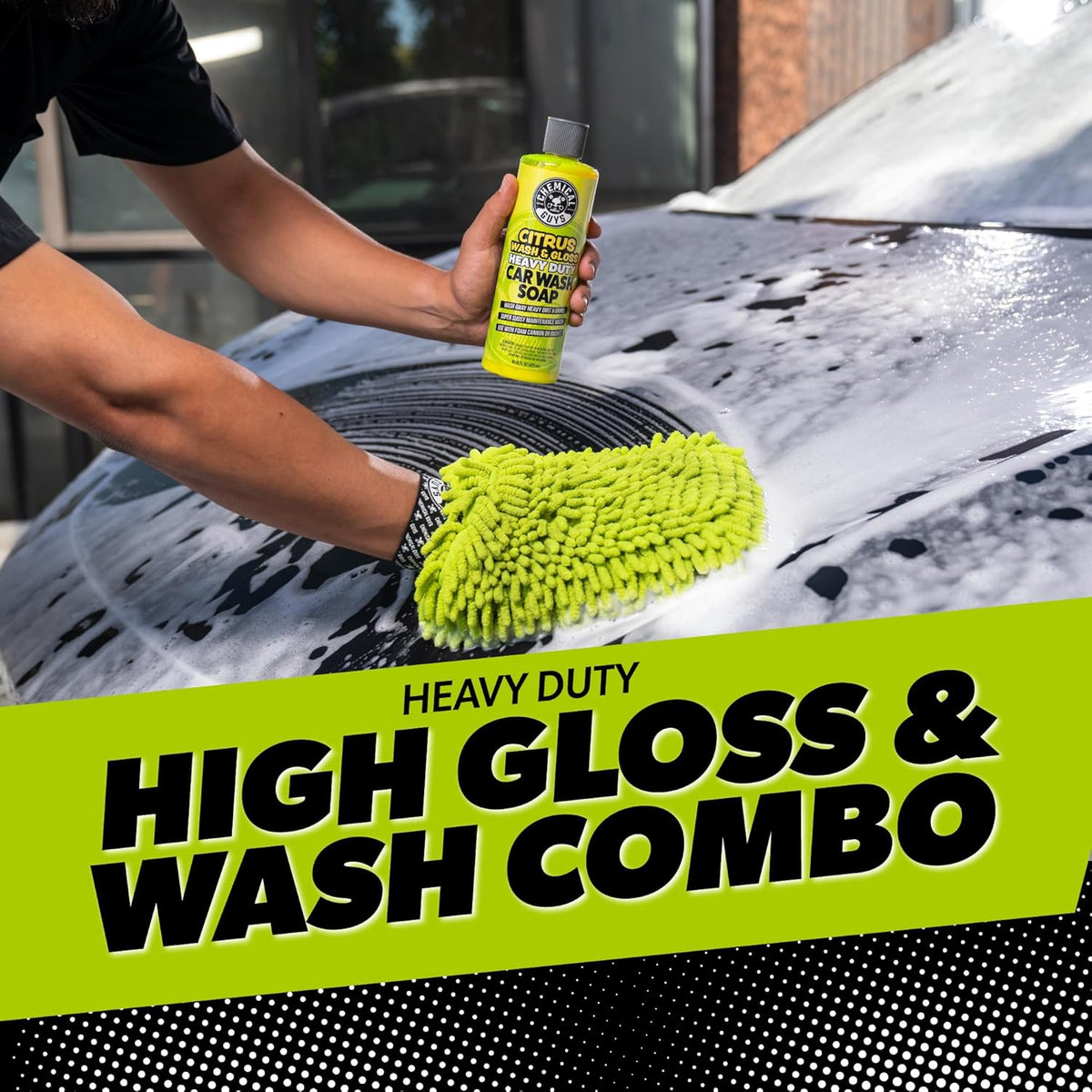 Car Wash And Interior Detailing Kit With Storage Bag Car Wash Soap, Wheel Cleaner, Interior Spray, Microfiber Towels