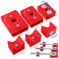 Magnetic Ratchet Organizer Kit, 1/4", 3/8", 1/2" Ratchet Holders, 3-Pack