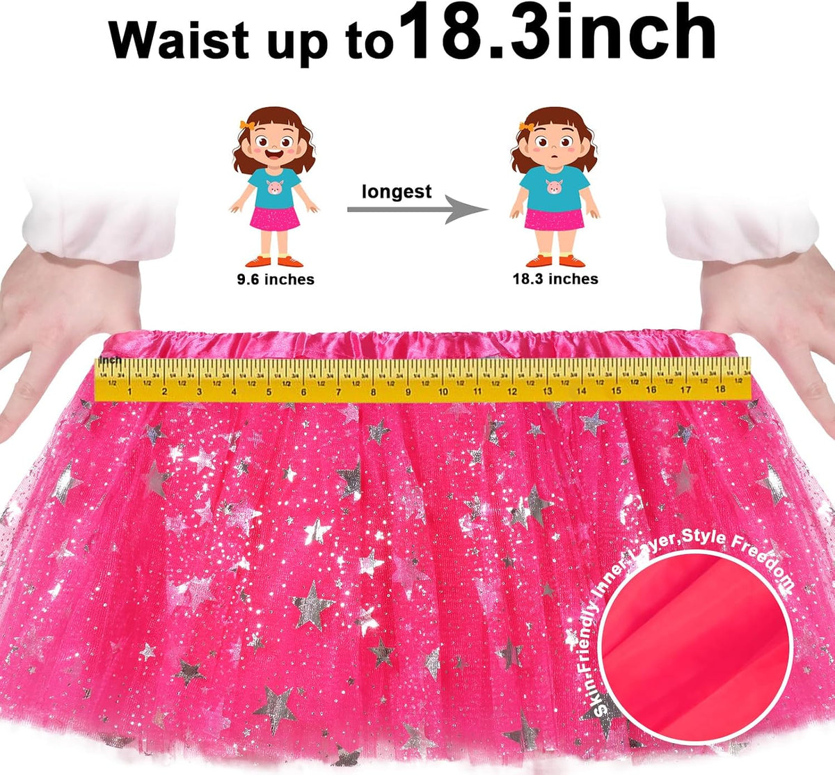 Superhero-Capes for Kids Toddler Superhero-Costumes for Girls | 3-Pc Super Hero Capes Mask and Star Tutu for 3+
