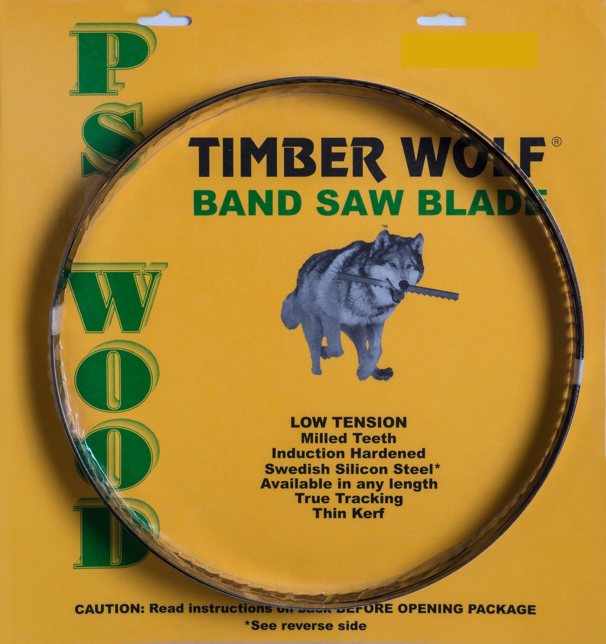Timber Wolf 116" x 1/2" x 3/4 TPI Band Saw Blade Made by PS Wood Fits 14" Jet JWBS-14SFX