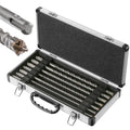 Wensilon Set 12inch Concrete Drill Bit kit Cross-Type Double Thread Carbide Material Suitable for Concrete, Brick, Cement Walls, Stone, Hammer Drill Bits for Concrete