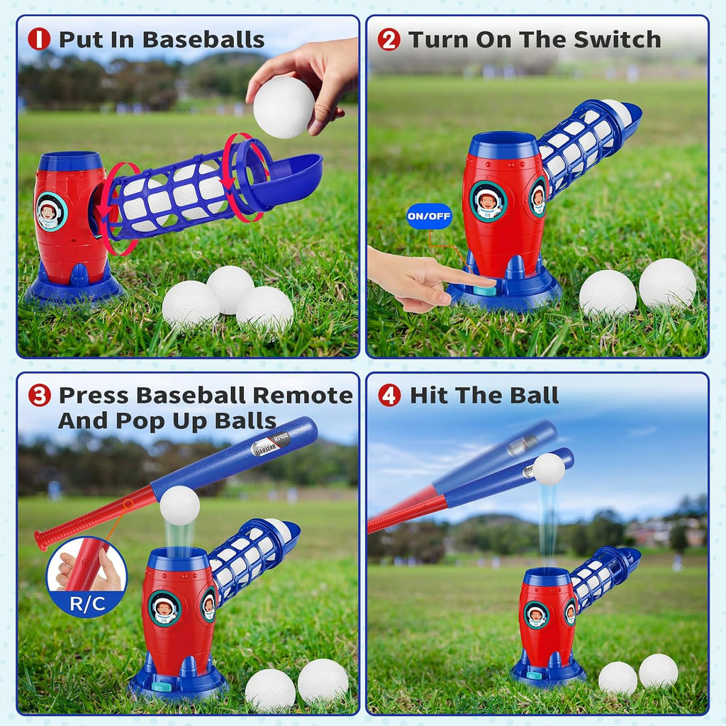 T Ball Sets, T Ball Bat & Pitching Machine - Baseball Training Equipment