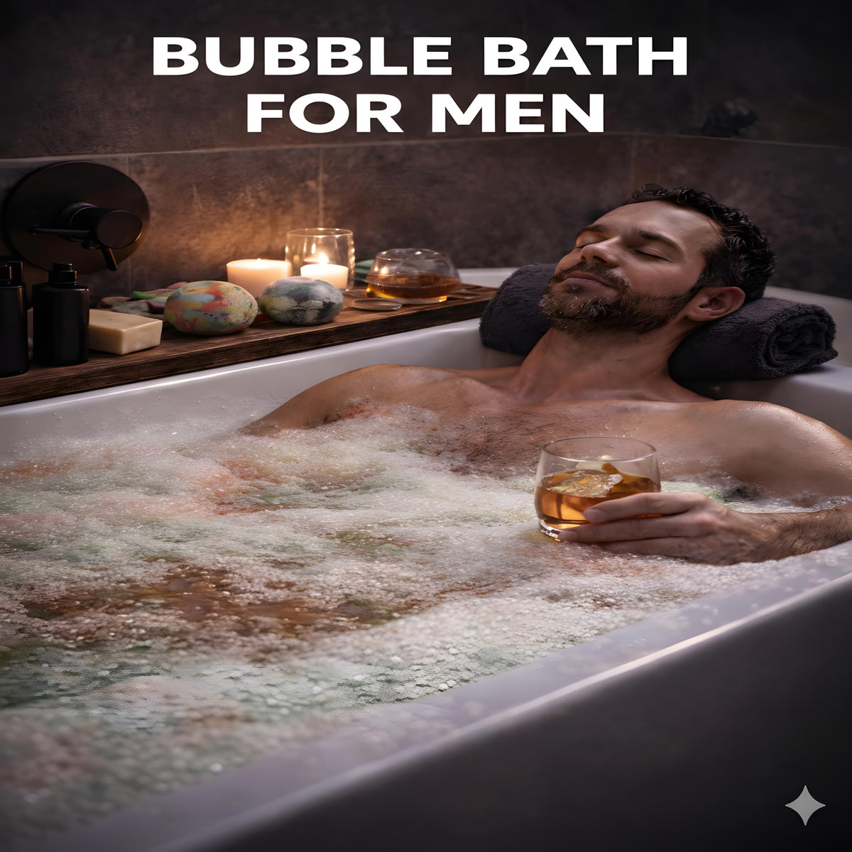 Bath Bombs for Men, Gift Set of 8 Scented Organic Handmade