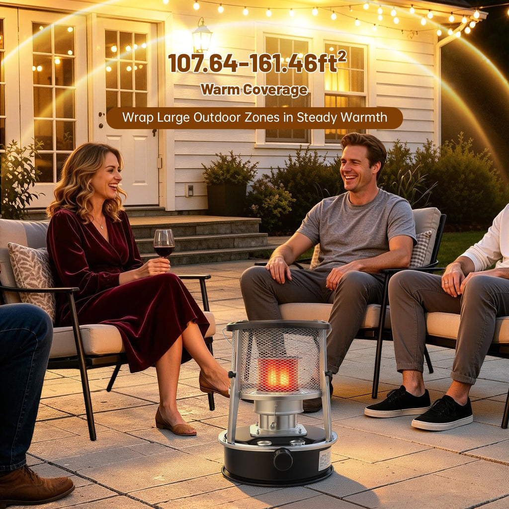 Portable Kerosene Heater with Handle, Outdoor Camping Kerosene Heater
