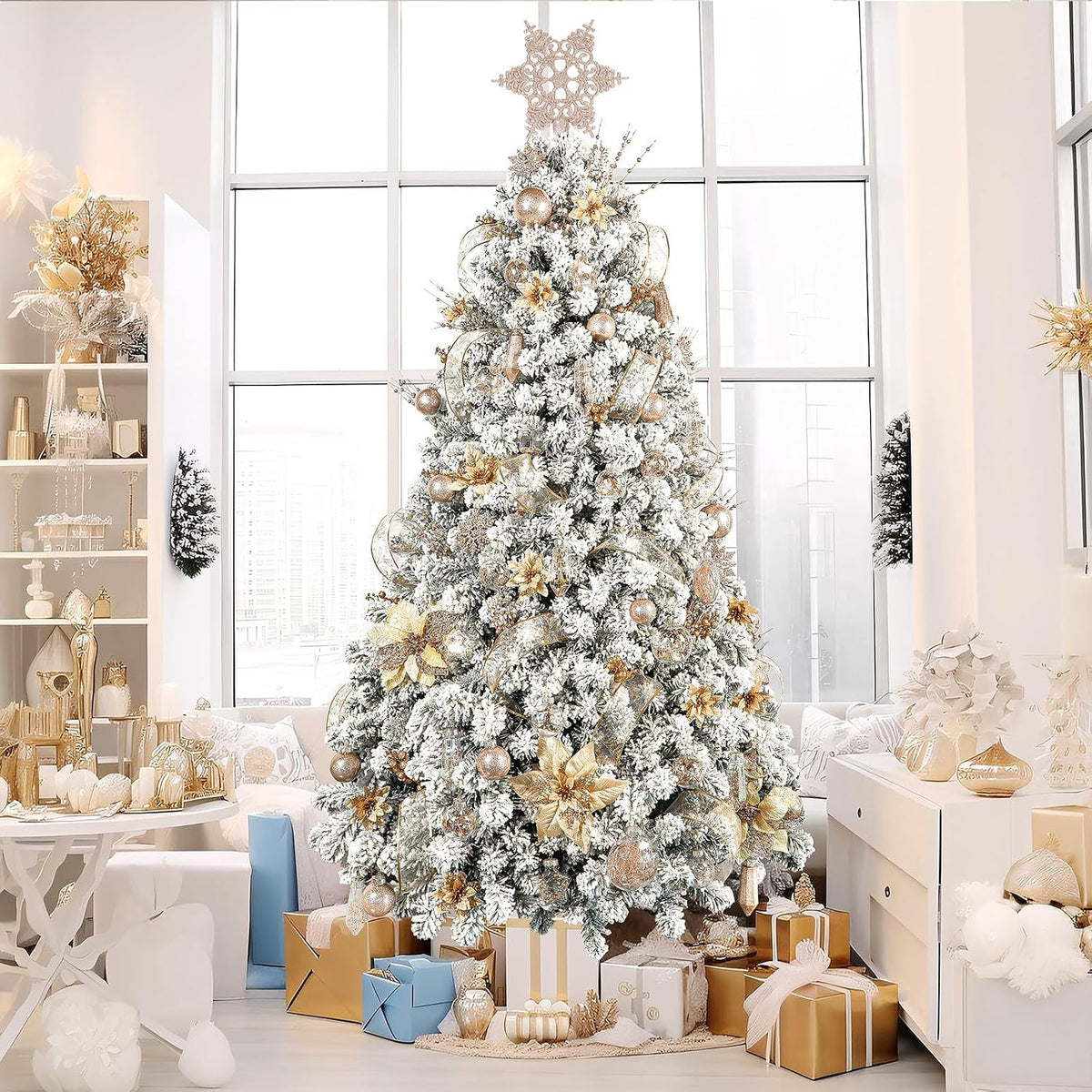 86PCS Christmas Tree Ornaments Clear Set