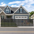 240" Extra-Wide Retractable Indoor/Outdoor Mesh Pet & Child Safety Gate with One-Hand Safety Lock for Wide Openings, Patios & Stairways