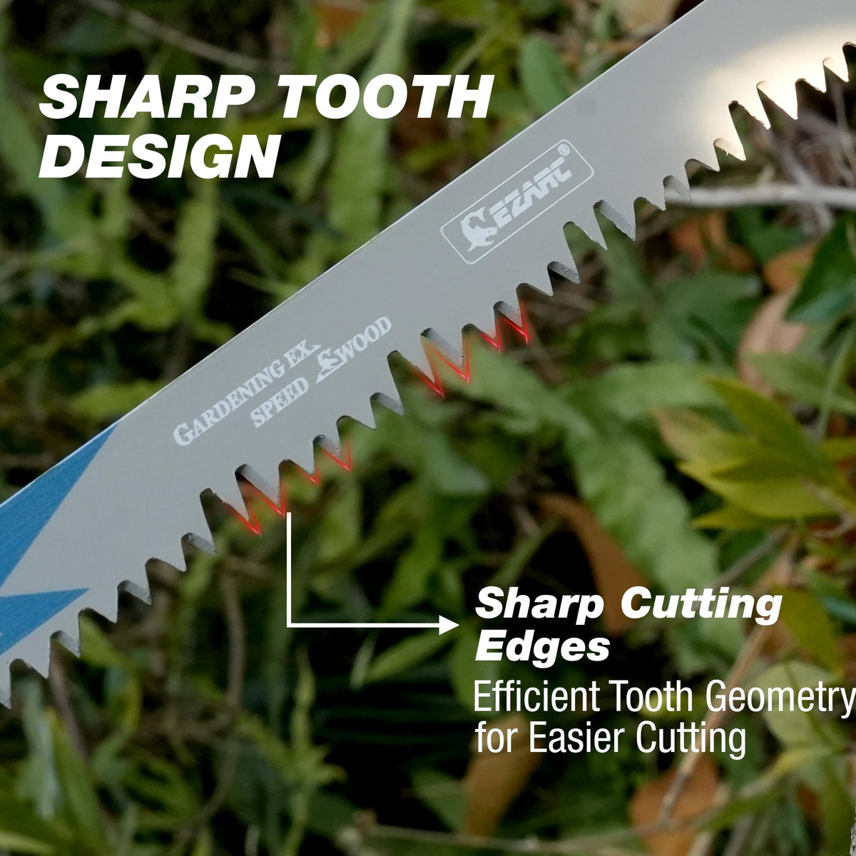EZARC Reciprocating Saw Blades, 6-Inch 6TPI for Wood Pruning, 5-Pack