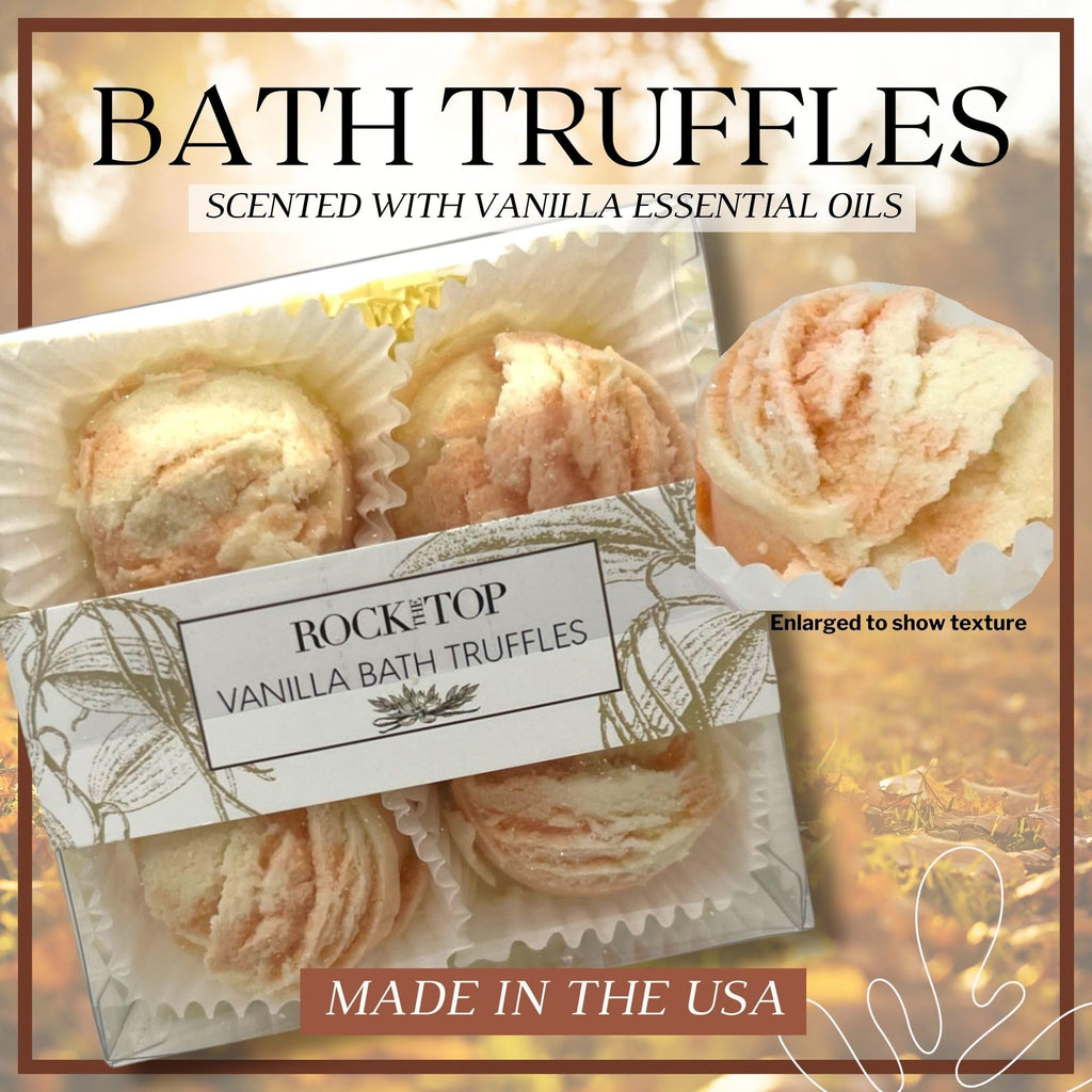 Relaxation Gifts for Women. 6 Self Care Gifts, Mineral-Rich Vanilla Bath Salt, Pumpkin Spice Bath Soap, Bath Bomb