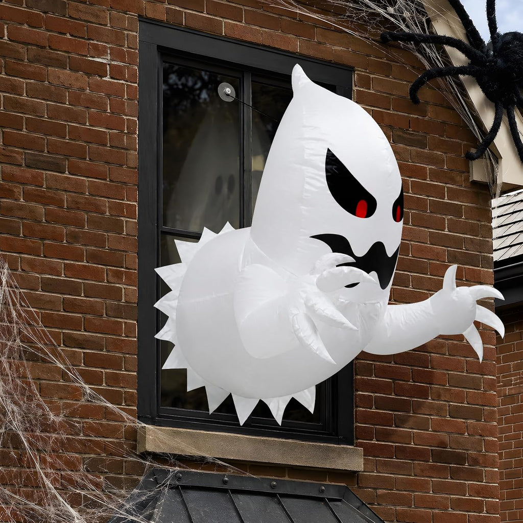 Halloween Decorations Outdoor Ghost Inflatables Broke Out from Window