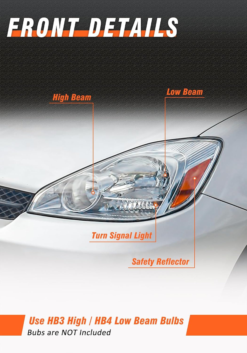 for 2004-2005 Toyota Sienna Headlights Assembly