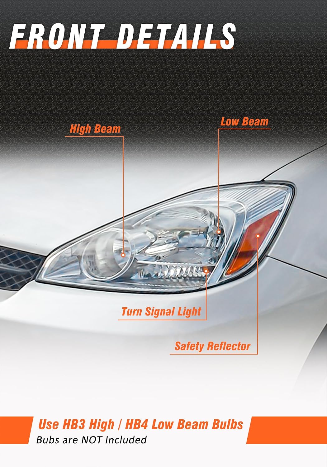 for 2004-2005 Toyota Sienna Headlights Assembly