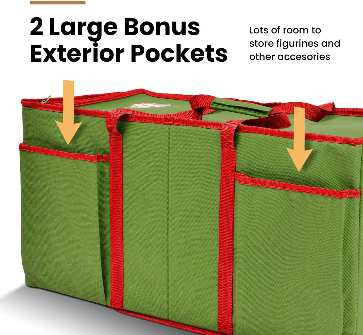 Premium Christmas Ornament Storage – Christmas Storage Container Perfect for Holiday Decorations and Ornament Storage