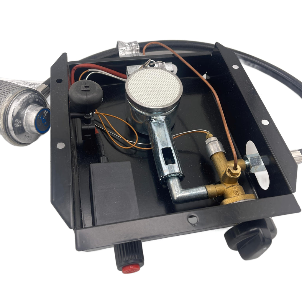 3 Bolt Pyramid Patio Heater Glass Tube Control Box Assembly 47 000 BTU GSH BFC SGT HLDS01