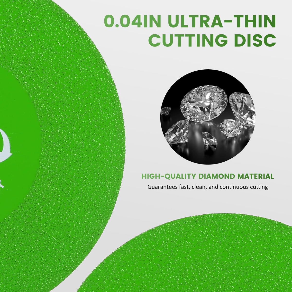 LUNVITO Rock Slab Grinding Disc 4.5 Inch for Angle Grinder 3 Pcs Diamond Cutting Disc Ultra-Thin Tile Saw Blade Rock Slab Cutting Wheel for Grinding Cutting Marble Granite Porcelain Tile Glass