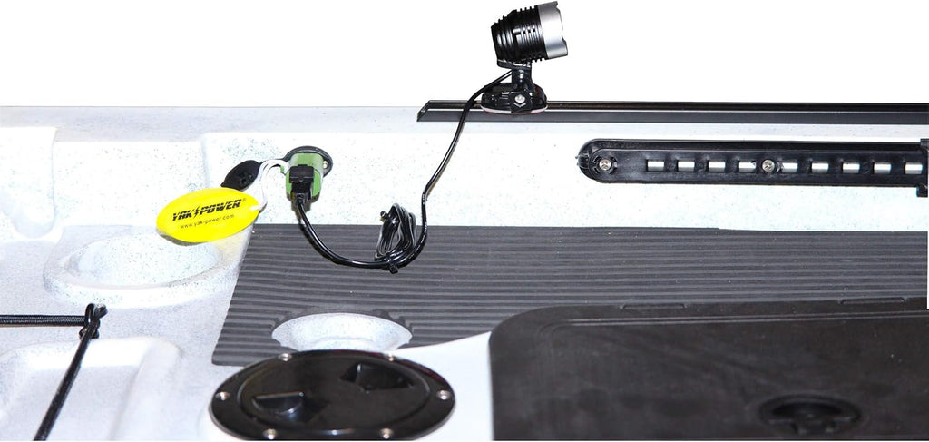 Yak Power 1200 Lumen USB Spot and Safety Light for Kayak, Waterproof