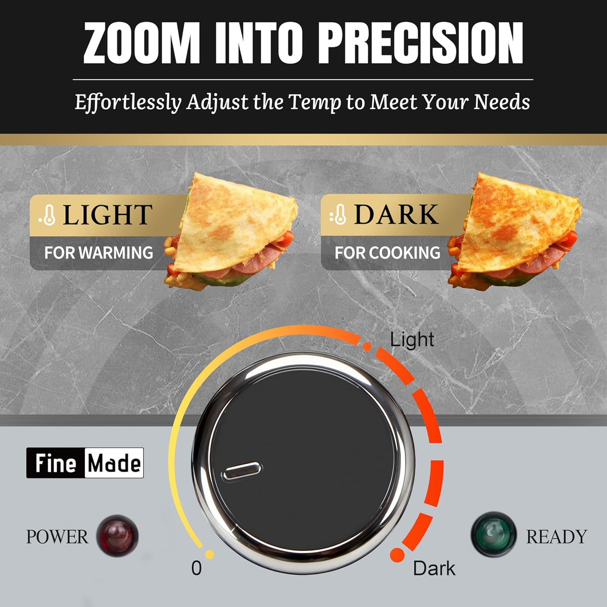 Electric Griddle Nonstick, Multi-Funtional Quesadilla Maker 10 Inch, Electric Grill Indoor, Pancake Griddle & Pan