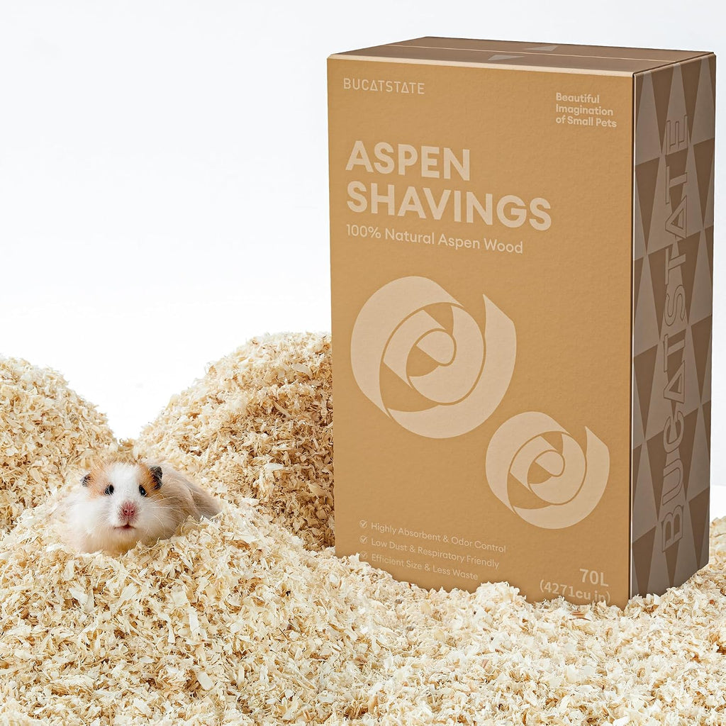 70L Aspen Bedding, Ultra-Fine Shavings for Small Animals