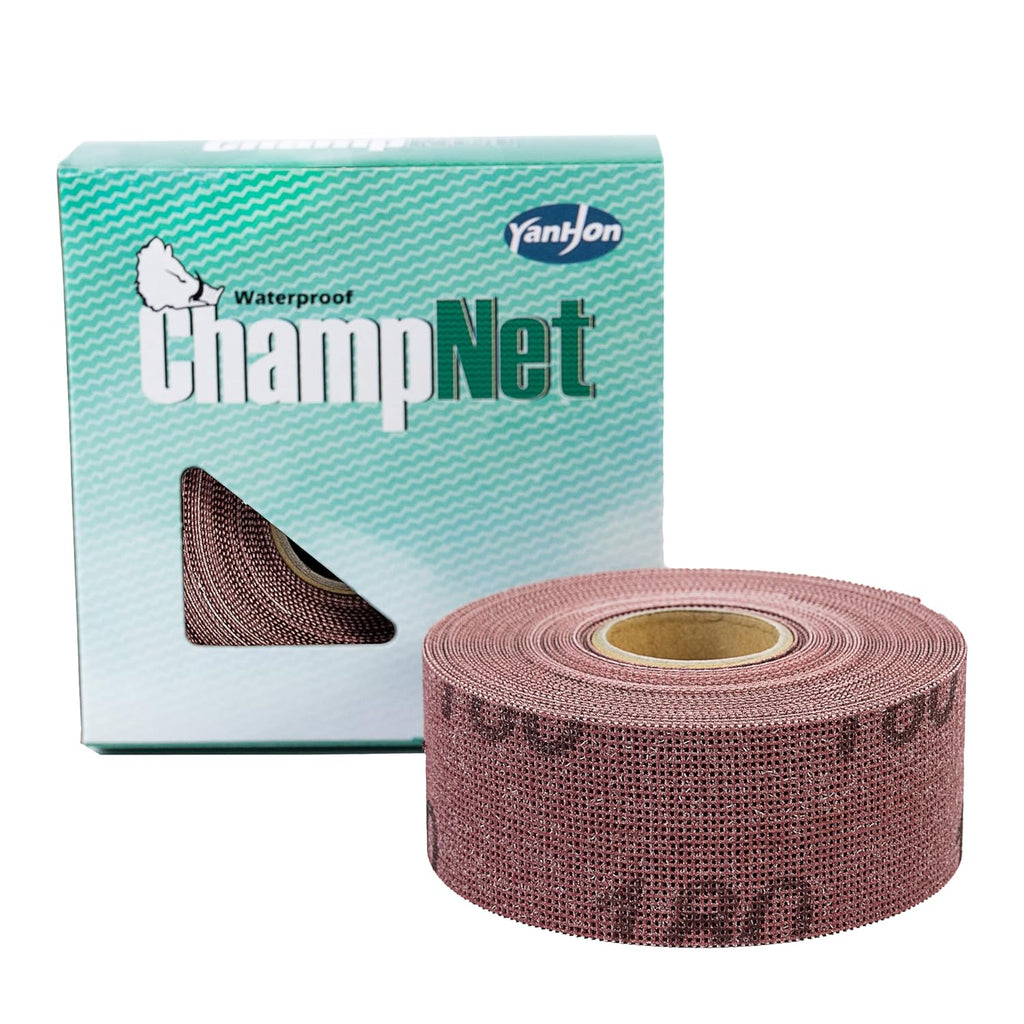 Emery Cloth Roll Grit 180 Plumbers Sanding Cloth, 1.5" X 10 Yards | Open Mesh Double Side Aluminum Oxide Sandpaper Rolls | Ideal for Clean Copper Pipe, Remove Metal Burrs, Wood Lathe Projects