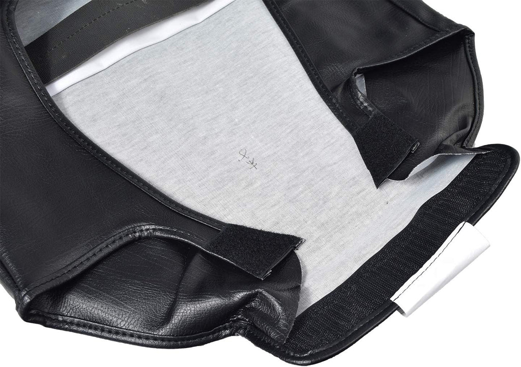 AlveyTech 18"x16" Black Vinyl Seat Base Cover for Golden Technologies Buzzaround & LiteRider Series Mobility Electric Scooters - Replacement Covers for Stadium-Style Scooter Seats (SC4-BLK-1816)