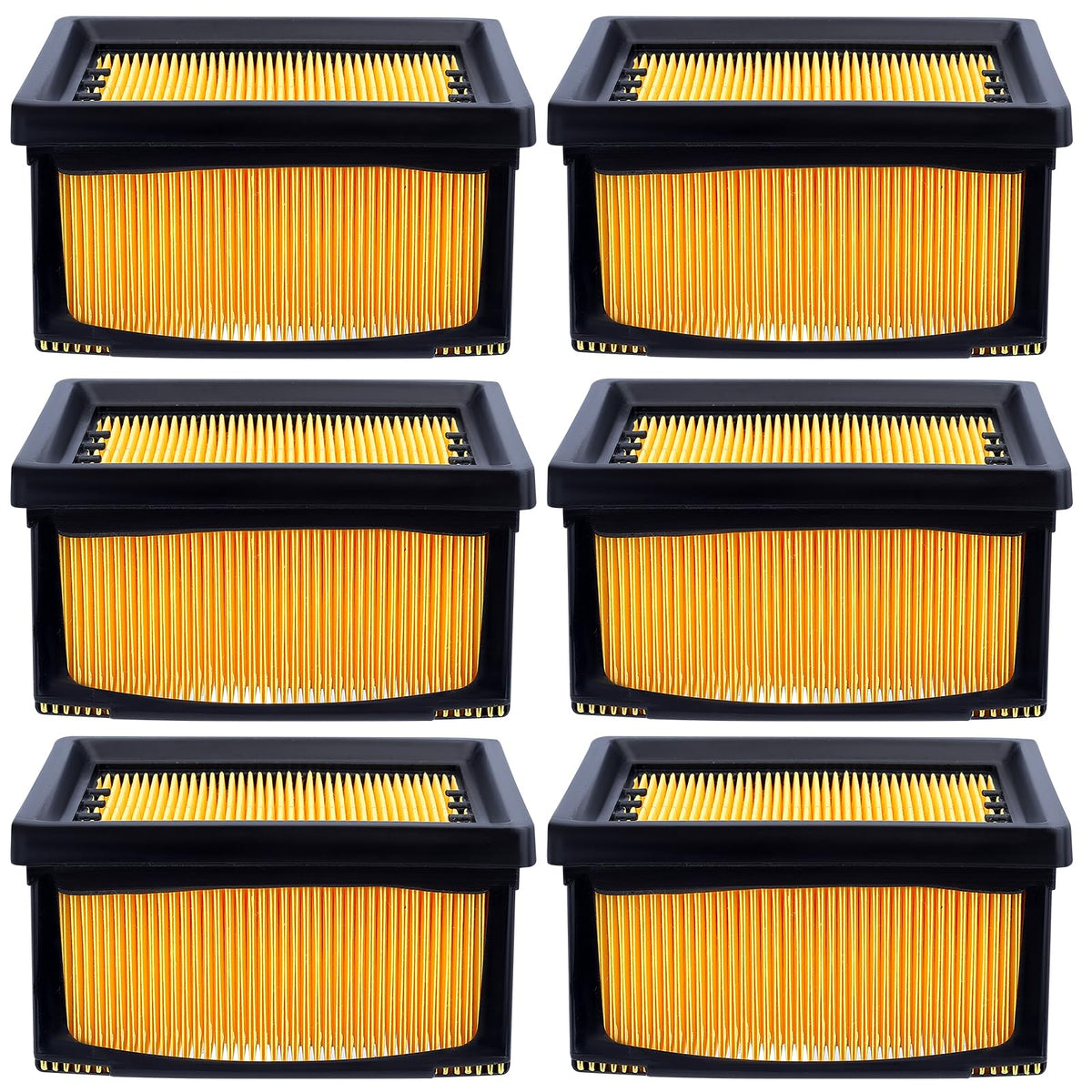 Pack of 6, K760 K770 Air Filter for Husqvana K770 Parts Concrete Saws Power Cutter Replaces 574362301 574362302 525470601 525470602