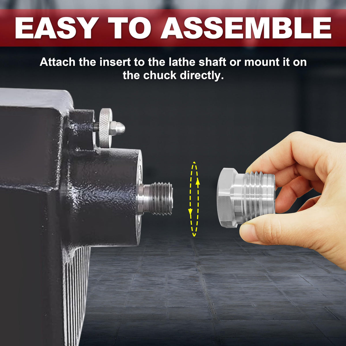 1 Inch 8 TPI Thread Chuck Insert/Adapter Compatible with NOVA lathe External 38mm insert Type chuck