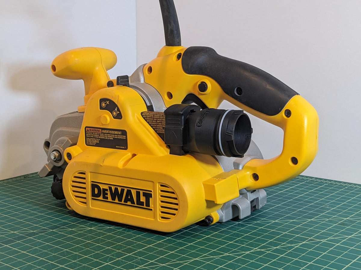 GarageEngineer Vacuum Adapter for DeWALT DW433 Belt Sander to Airlock Compatible Vacuum Hose