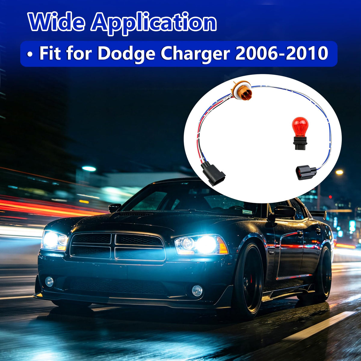 05174241AA Headlight Lamp Harness Fit for Dodge Charger