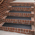 Outdoor Rubber Stair Treads – Ribbed Heavy-Duty Non-Slip Stair Mats – Best Grip on Concrete, Brick & Textured Step –