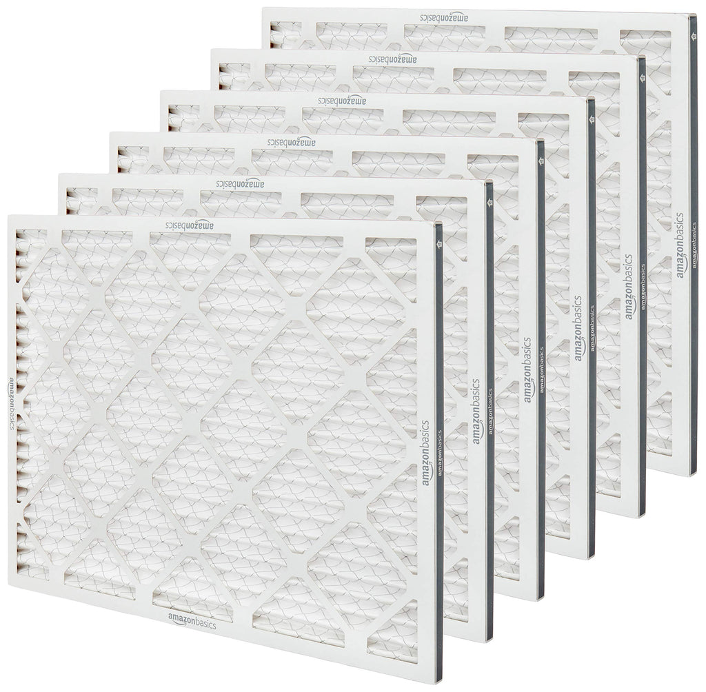 20x25x1 Air Filter 6-Pack, MERV 11 AC Furnace Filters, Dust, Pet, Allergen Control , Electrostatic, Removes Lint