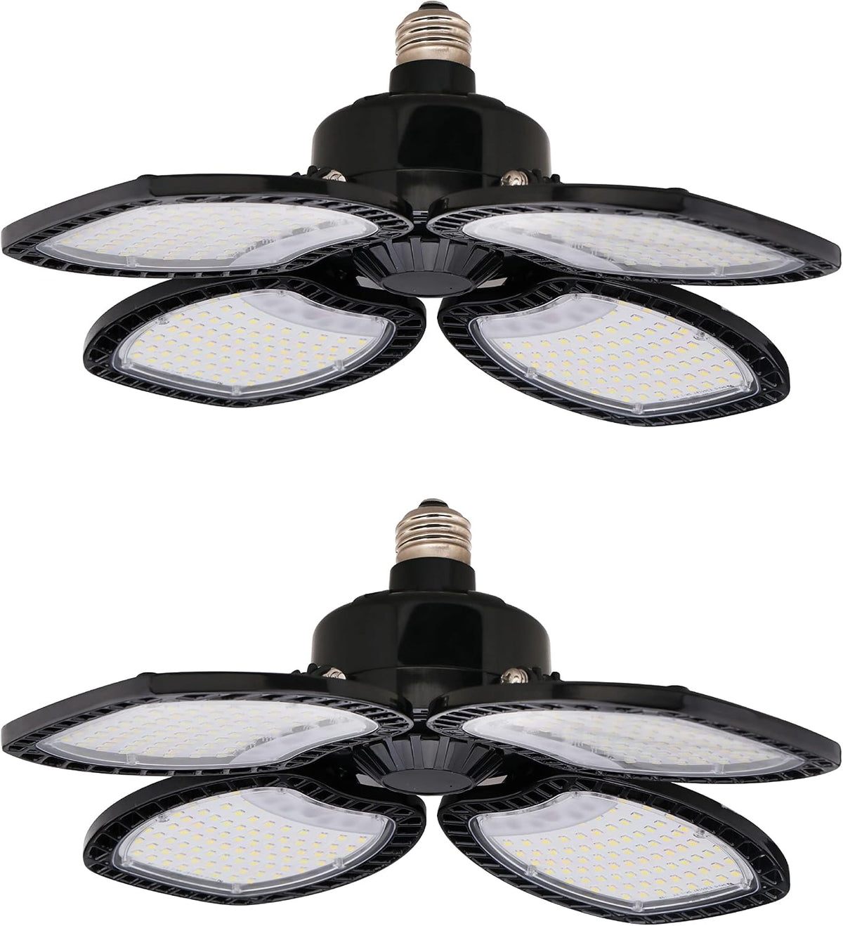 Sylvania LED Garage Retrofit Light, 60W Ceiling Light Fixture for Garages/Workshops/Basements/Utility, 7200 Lumens, 6500K, IP44 Rated - 2 Pack (41360)