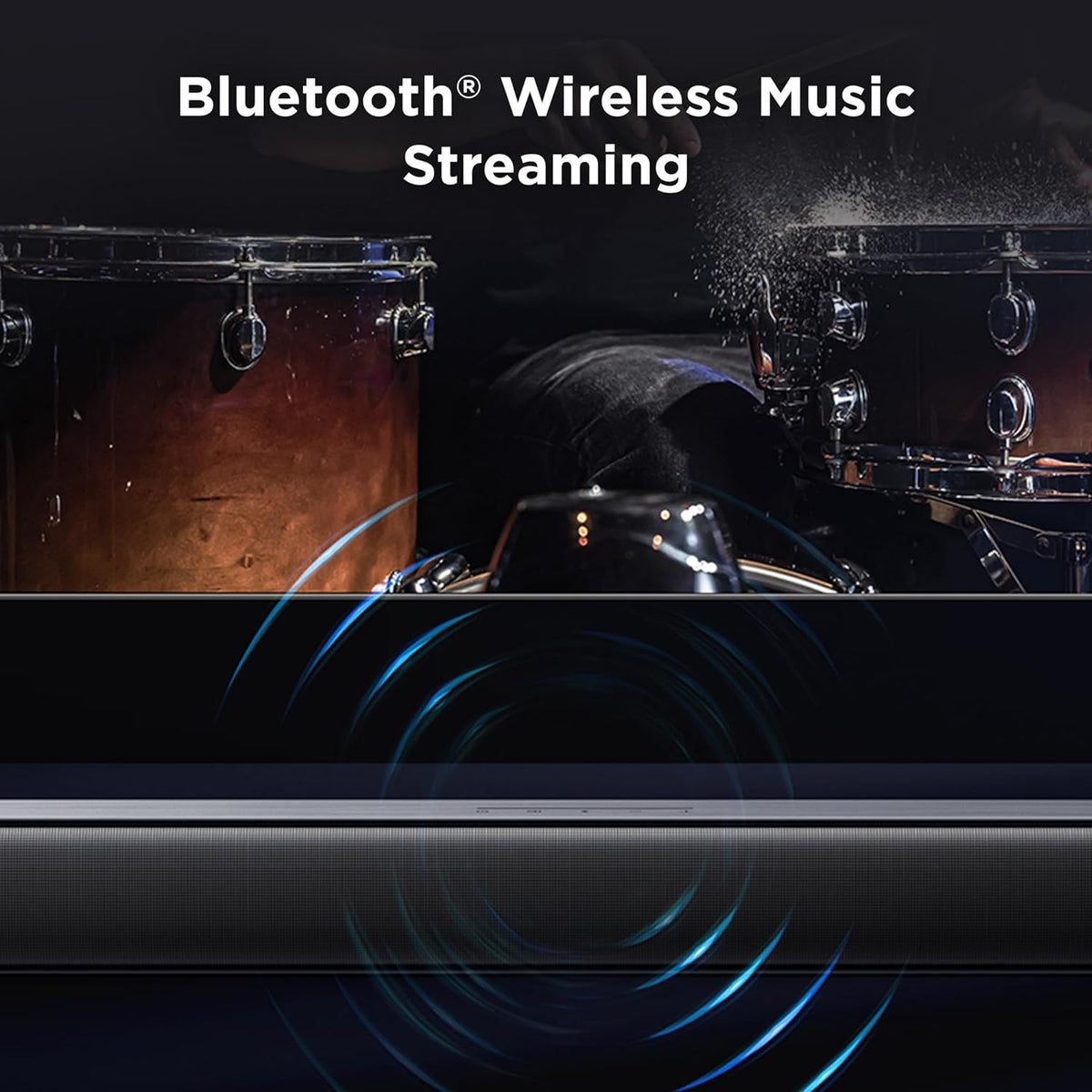 S55H 2.1 Sound Bar with Wireless Subwoofer for Smart TV | Dolby Atmos DTS:X Auto Room Calibration| 220W Power